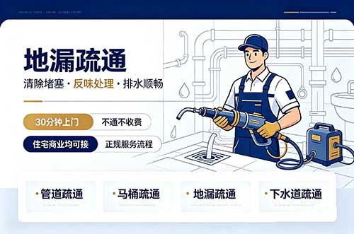 佛山地漏疏通